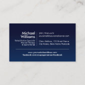 白い背骨の木 名刺 (裏面)