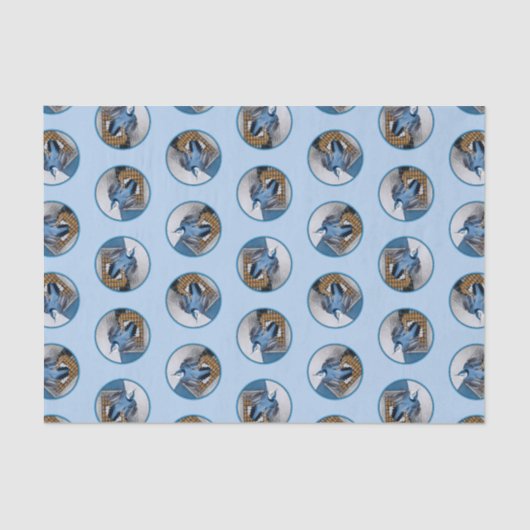 白い胸のヌサッチ飛んでいるオリジナル写真 薄葉紙 (正面)