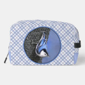 白い胸を持つヌサッチ絵を描のオリジナルバードバー ドップキット (裏面)