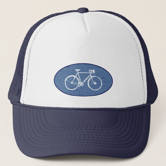 白い自転車 キャップ (正面)