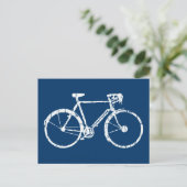 白い自転車 ポストカード (スタンド正面)