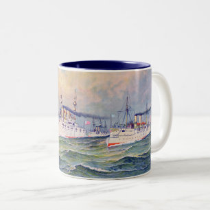 "白い艦隊"州統一された海軍, 1893 ツートーンマグカップ