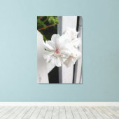 白い色合い キャンバスプリント (インサイチュ (ウッドフロア))