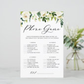 白い花あなたの電話シャワーカードに何がある (スタンド正面)