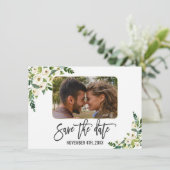 白い花が咲くフォトセーブザデート セーブザデート (スタンド正面)