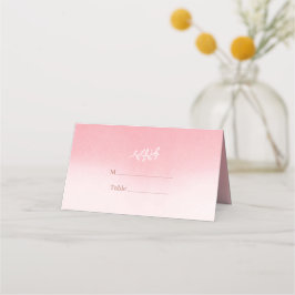 白い花と枠 プレイスカード