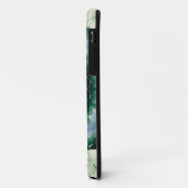 白い花と紺青色の曼荼羅 Case-Mate iPhoneケース (裏面/左)