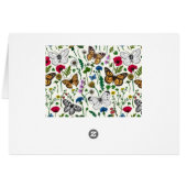 白い花と蝶 (裏面横)