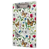 白い花と蝶 クリップボード (左)