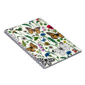 白い花と蝶 ノートブック (右側)