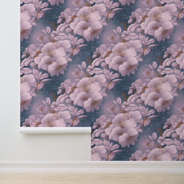 白い花と金色のフローラ 壁紙 (アプリケーション)