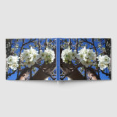白い花のクラスタ春花の梨の木 ゲストブック (全面)