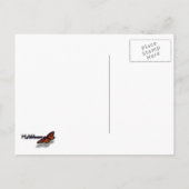 白い花のクラスタ春花の梨の木 ポストカード (裏面)