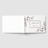 白い花のゲストブック ゲストブック (全面)