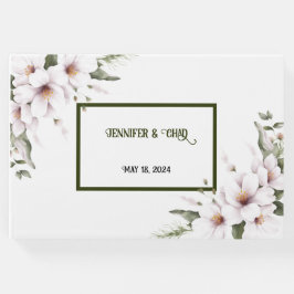 白い花のゲストブック ゲストブック