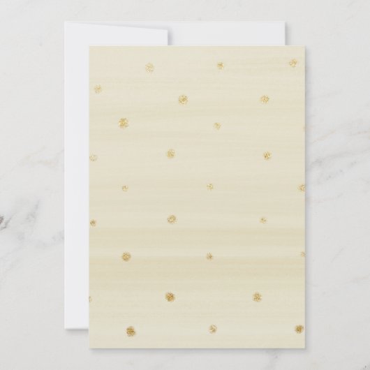 白い花のサファリの動物のベビーシャワーの招待状 招待状 (裏面)