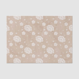 白い花のタンウォーター色 薄葉紙