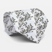 白い花のハナミズキ ネクタイ (ロール)
