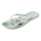 白い花のビーチサンダル ビーチサンダル (アングル)