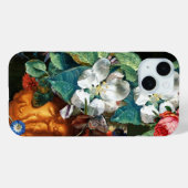 白い花の上の蝶フローラ Case-Mate iPhoneケース (裏面 (横))