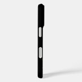 白い花の上の蝶, MONOGRAMフローラ Case-Mate iPhoneケース (裏面 / 右)