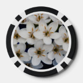 白い花の束 ポーカーチップ (裏面)