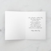 白い花の母のデイカード カード (内部)