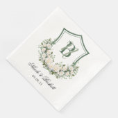 白い花の結婚紋章