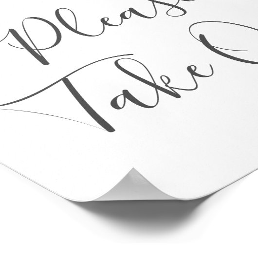 白い花の緑のポスターを1枚お願い ポスター (角)