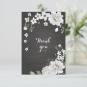 白い花の緑の黒 サンキューカード (スタンド正面)