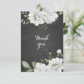 白い花の緑の黒 サンキューカード (スタンド正面)