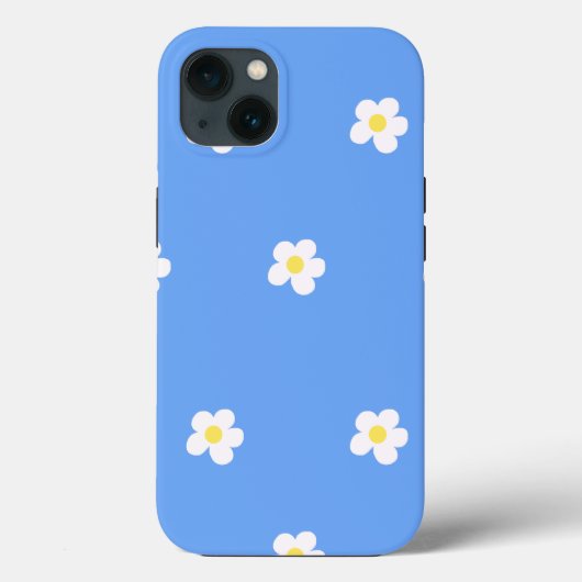 白い花の背景薄紫 Case-Mate iPhoneケース (裏面)