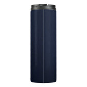 白い花の葉金ゴールド タンブラー (裏面)