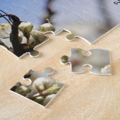 白い花の蝶と聖なる書物、 経典節 ジグソーパズル (側面)