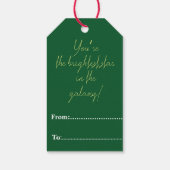 白い花の誕生日 ギフトタグ (裏面)