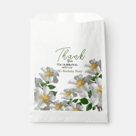 白い花の誕生日 フェイバーバッグ