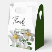 白い花の誕生日 フェイバーボックス (オープン)