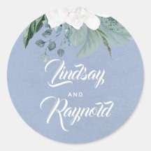 白い花ほこりっぽい青結婚色