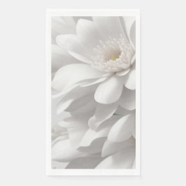 白い花キッチンタオル