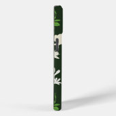 白い花ダークグリーン背面iPhone / iPadケース Case-Mate iPhoneケース (裏面 / 右)