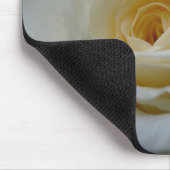 白い花マウスパッド白いバラの装飾ギフト マウスパッド (コーナー)