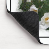 白い花マウスパッド マウスパッド (コーナー)