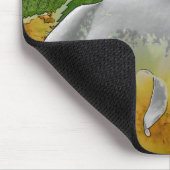 白い花マウスパッド マウスパッド (コーナー)