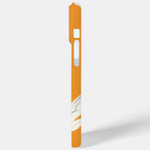 白い花モダンの個人用設定 Case-Mate iPhoneケース (裏面 / 左)