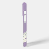 白い花モダンの個人用設定 Case-Mate iPhoneケース (裏面 / 左)