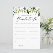 白い花嫁のシャワーゲーム (スタンド正面)