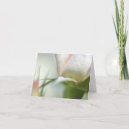 白い花折りグリーティングカード カード