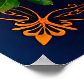 白い花束 ポスター (角)