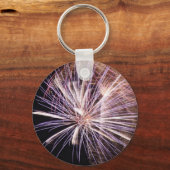 白い花火 キーホルダー (正面)