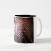 白い花火 ツートーンマグカップ (正面右)